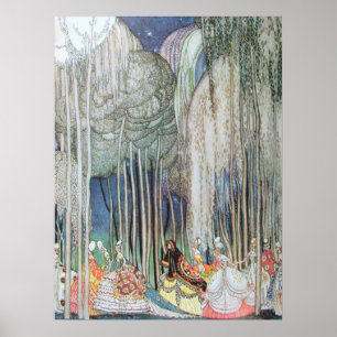 Póster Kay Nielsen De Los Doce Princesas Bailarinas