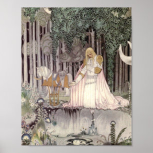 Póster Kay Nielsen - La Lassie Y Su Madrina 1914