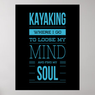 Póster Kayak Donde Voy A Perder Mi Mente
