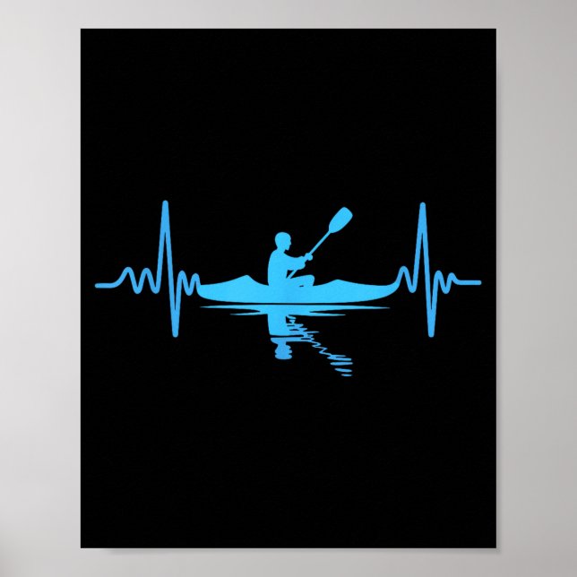 Póster Kayak Novelty For Men Women Kayaker Kayaking Kayak (Frente)