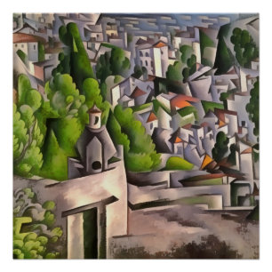Póster Kayakoy Casas Viejas Vacías Paisaje Urbano