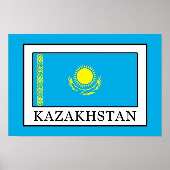 Póster Kazajistán (Frente)