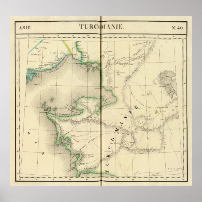 Póster Kazajistán, Uzbekistán (Frente)