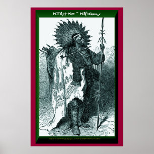 Póster "Keah-ko ~ Ka'igwu" (Cómputo Invernal Kiowa)