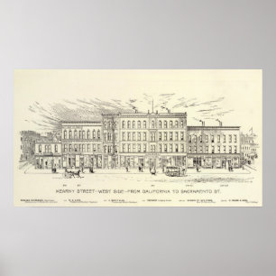 Póster Kearny, California and Sacramento West Side