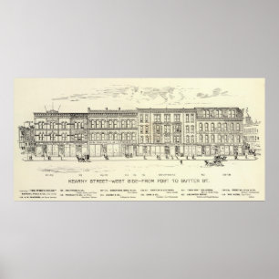 Póster Kearny, Post y Sutter West Side
