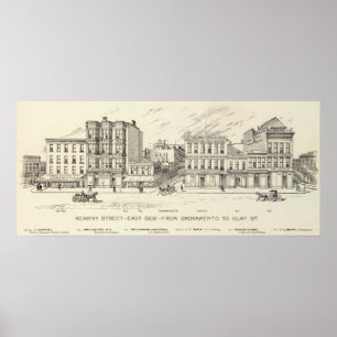 Póster Kearny, Sacramento y Clay East Side