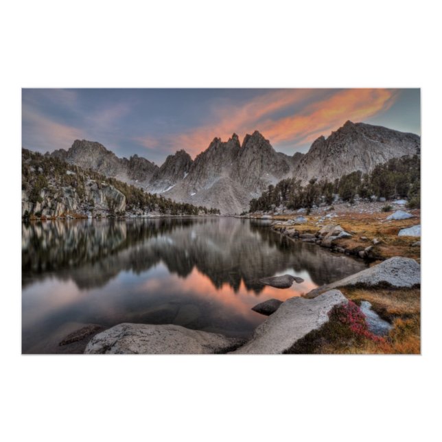 Póster Kearsarge Pinnacles Reflexiones (Anverso)