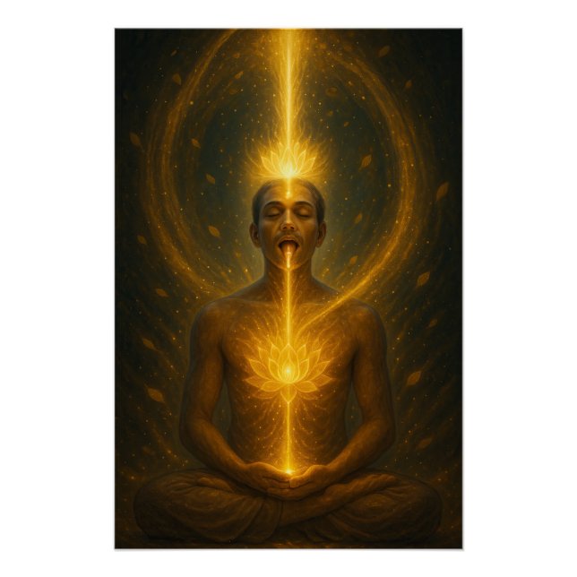 Póster Kechari Mudra (Anverso)