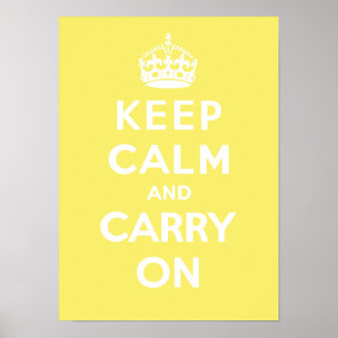 Póster Keep Calm and Carry On_LEMON MERINGUE