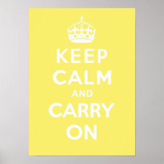 Póster Keep Calm and Carry On_LEMON MERINGUE