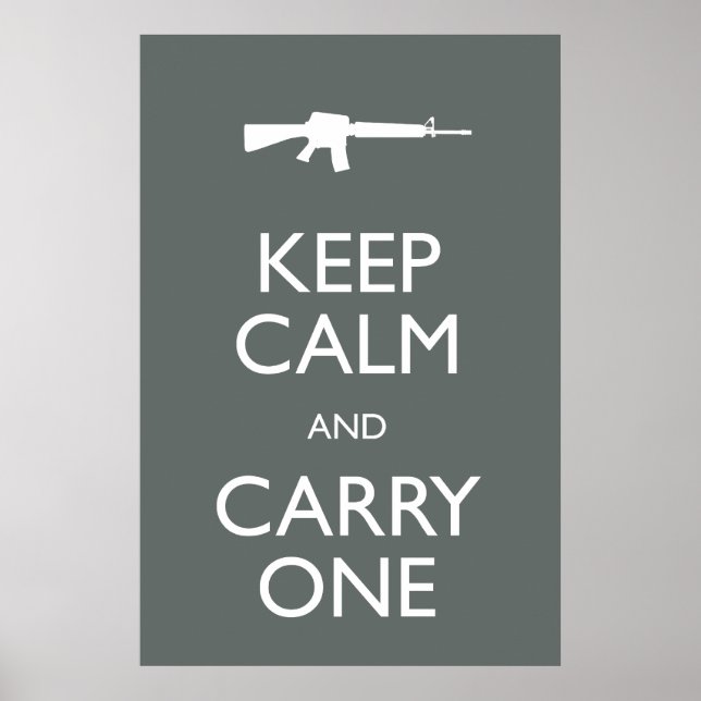 Póster Keep Calm and Carry One (Frente)