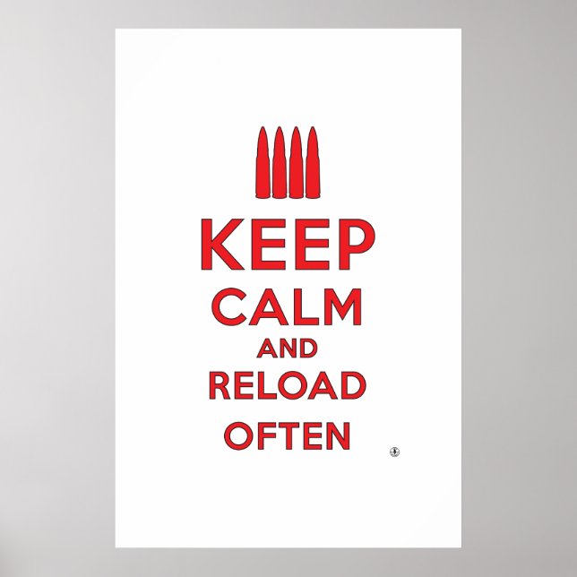 Póster Keep Calm and Reload (Frente)