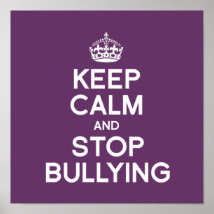 PÓSTER KEEP CALM AND STOP BULLYING