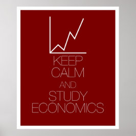 Póster Keep Calm and Study Economics