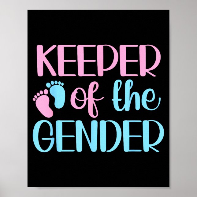 Póster Keeper Of The Gender Pregnancy Announcement Gender (Frente)