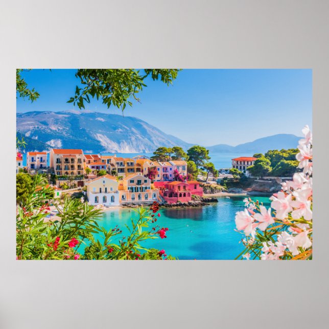 Póster Kefalonia Grecia (Frente)