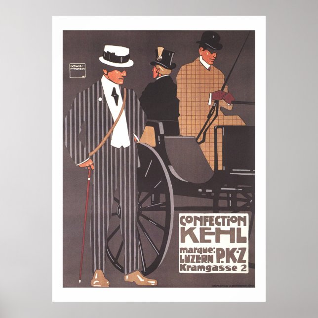 Póster Kehl PKZ Poster Ludwig Hohlwein (Frente)