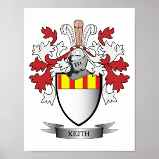 Póster Keith Family Crest Coat of Arms