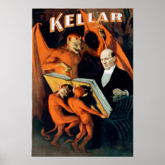 Póster Kellar Devil Magician