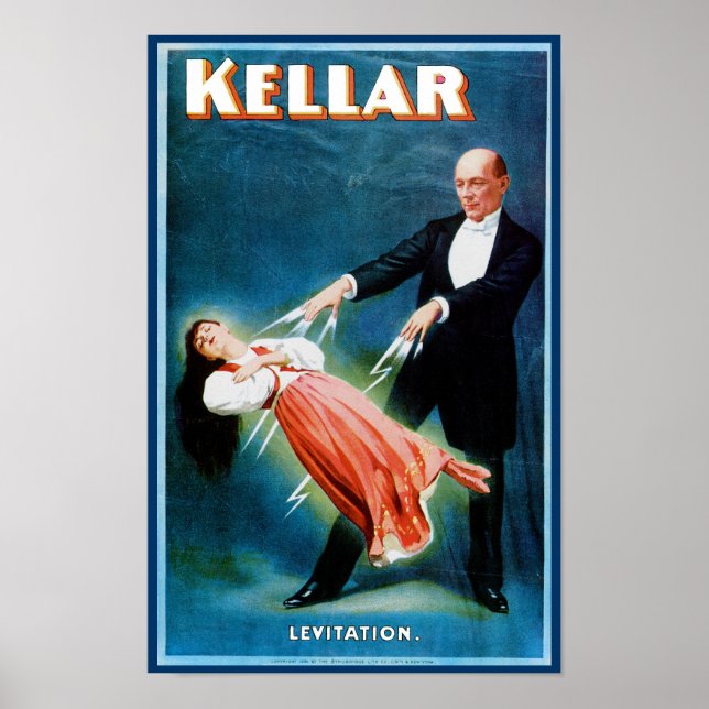 Póster Kellar ~ Levitación (Frente)