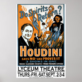 Póster Kellars Latest Mystery Self Decapitation 1890s