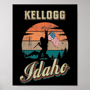 Póster Kellogg Idaho