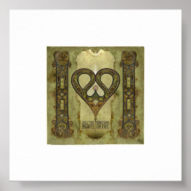 Póster Kells Heartflame (Frente)