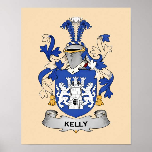Póster Kelly Coat of Arms Poster (Frente)
