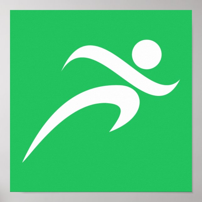 Póster Kelly Green Running (Frente)