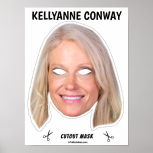 Póster KELLYANNE CONWAY Máscara Halloween