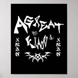 Póster Ken Carson Merch Design Agc