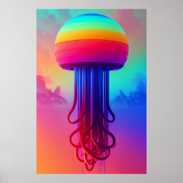 Póster Ken Gage Jellyfish of the Sky