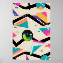 Póster Ken Gage Memphis Design Group Popsicle Eyeball