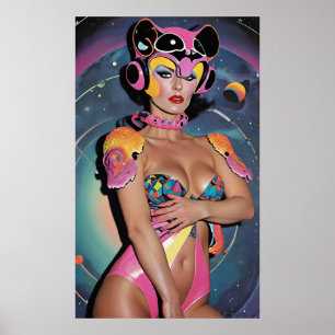 Póster Ken Gage Nochevieja Fembot 123123