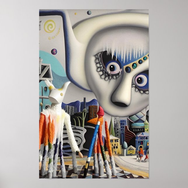 Póster Ken Gage, tierra de diamantes de maravilla de invi (Frente)