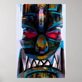 Póster Ken Gage Tiki Magestique Pop Surrealism