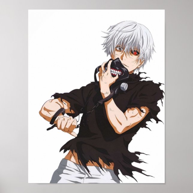 Póster Ken Kaneki de Tokyo Ghoul (Frente)