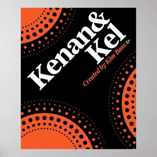 Póster Kenan Kel Naranja Soda Style Design Nickelodeon (Frente)