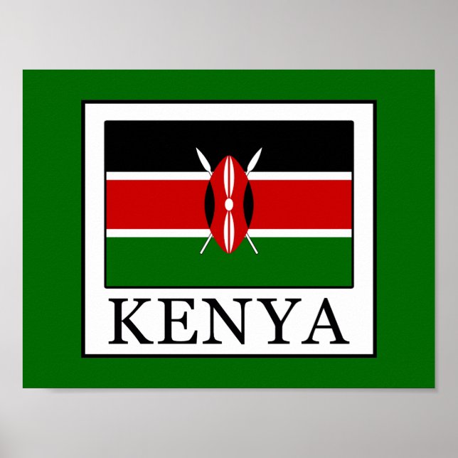 Póster Kenia (Frente)