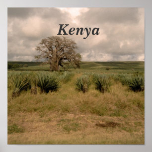 Póster Kenia