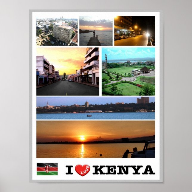 Póster Kenia - Panorama - (Frente)