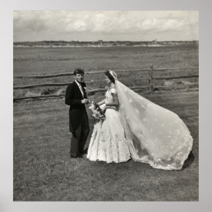 Póster Kennedy Boda Canvas Print