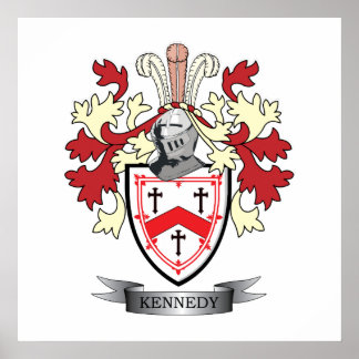 Póster Kennedy Family Crest Coat.