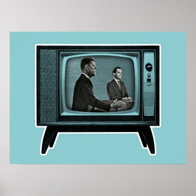 Póster Kennedy Nixon Debate televisivo de 1960 (Frente)