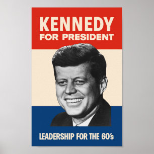 Póster Kennedy para Presidente