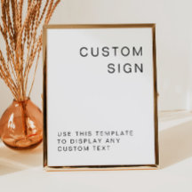 KENNEDY Personalizado Minimalista moderno Rótulo e