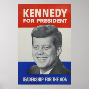 Póster Kennedy Por Presidente
