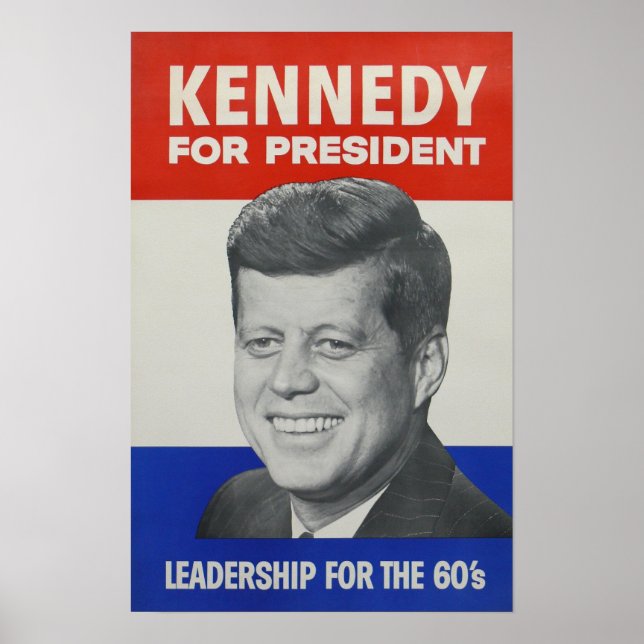 Póster Kennedy Por Presidente (Frente)