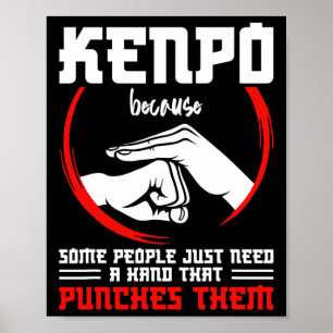 Póster Kenpo Fighter Weapons Kenpo Instructor Karate Mart
